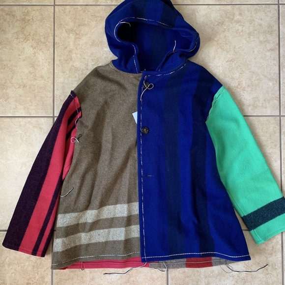 $2500 Marni Heavy Duty Hooded Patchwork Coat Jacket - Picture 3 of 16